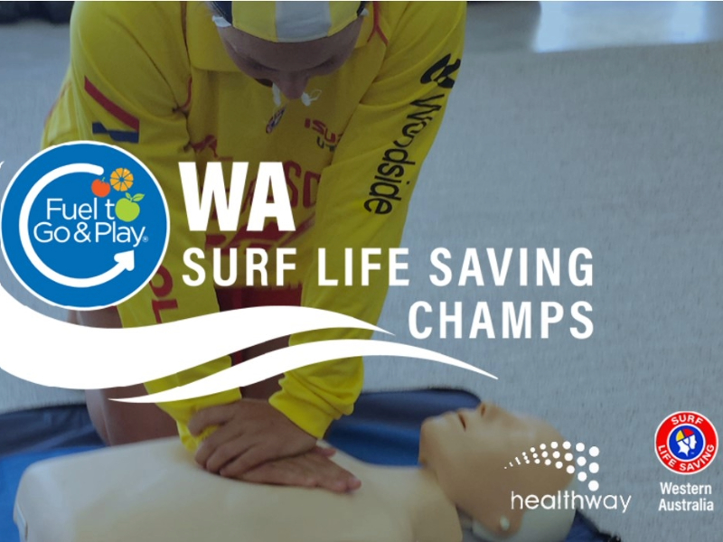 Fuel to Go & Play WA Surf Life Saving Champs Banner